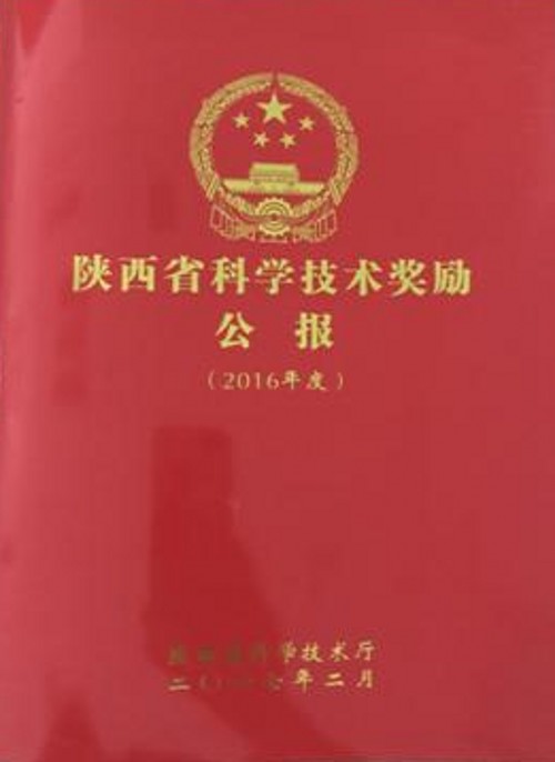 公司科研项目获陕西省科学手艺奖一等奖